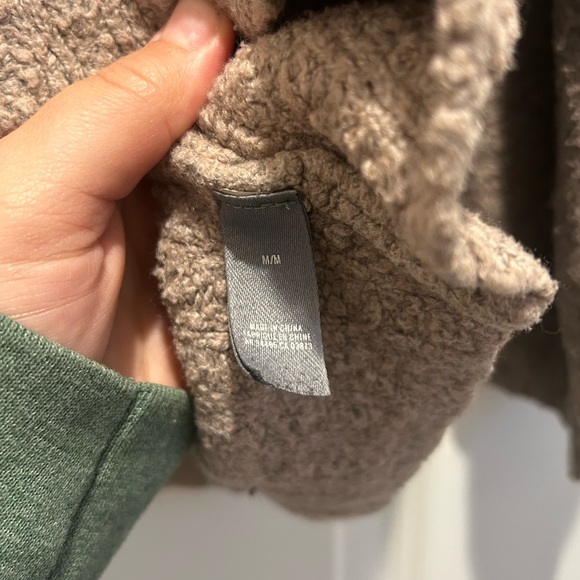 Aerie Wool Blend Knit Mock Neck Oversized Sweater Sz Medium - Picture 2 of 5